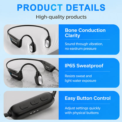 🔥Made In USA🏆GluCent® Bone Conduction Smart Hearing Headphones （Mayo Clinic Recommended）