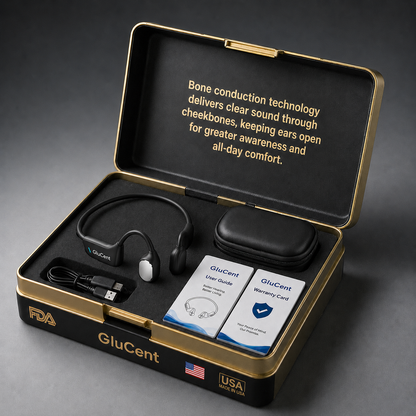 🔥Made In USA🏆GluCent® Bone Conduction Smart Hearing Headphones （Mayo Clinic Recommended）